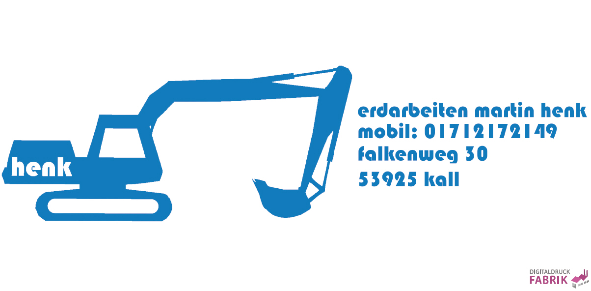 Erdarbeiten Martin Henk, Kall — Sponsor der SG Rotbachtal-Strempt